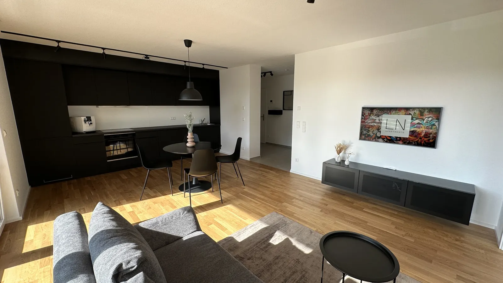 Wohnbereich mit Schlafsofa